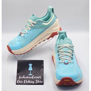 Altra Women's Light Blue Olympus 5 Trail Running Shoes Vibram Sole Size 9 2669